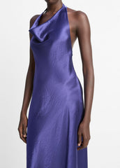 Satin Cowl-Neck Maxi Dress in Dresses & Skirts | VINCE Sale