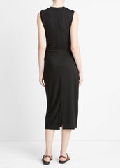 Sleeveless Gathered-Waist Dress in Dresses & Skirts | VINCE Sale