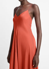 Silk-Blend A-Line Slip Dress in Dresses & Skirts | VINCE Sale