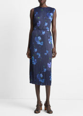 Poppy Blur Crushed Satin Column Skirt in Dresses & Skirts | VINCE Sale