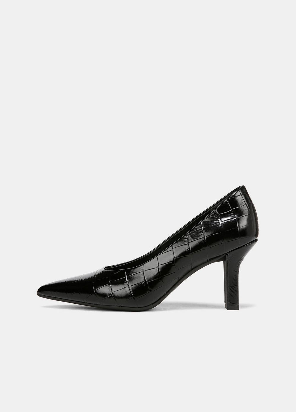 Diane Croc-Embossed Leather Pump in Shoes | VINCE Sale
