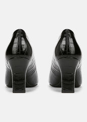 Diane Croc-Embossed Leather Pump in Shoes | VINCE Sale