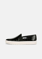 Blair Croc-Embossed Leather Sneaker in Shoes | VINCE Sale