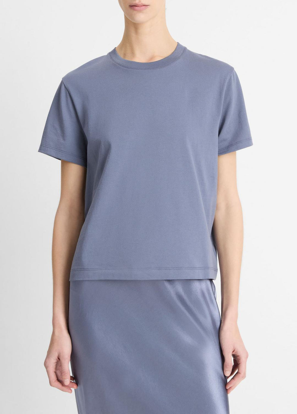 Pima Cotton Crew Neck T-Shirt in Shirts & Tees | VINCE Sale