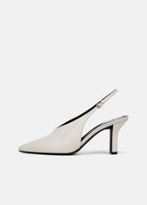 Devi Leather Slingback Pump in Shoes | VINCE Sale