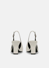 Devi Leather Slingback Pump in Shoes | VINCE Sale