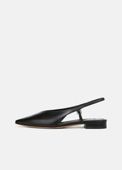 Ines Leather Slingback Flat in Shoes | VINCE Sale