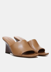 Pia Leather Wedge Sandal in Shoes | VINCE Sale