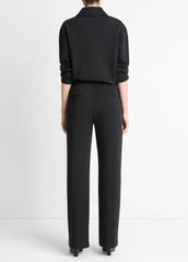 Cotton-Blend Trouser in Trousers | VINCE Women