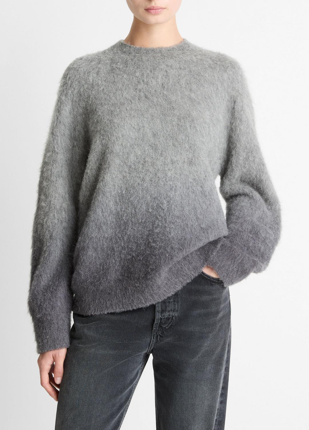 Ombré Alpaca & Wool-Blend Sweater in Crew Neck | VINCE Women