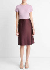 Pima Cotton-Blend '90s Shrunken T-Shirt in Short Sleeve | VINCE Women