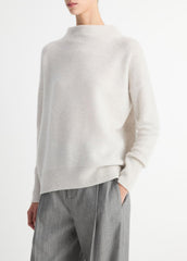 Plush Cashmere Funnel-Neck Sweater in Turtleneck | VINCE Women