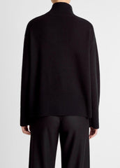 Wool-Cashmere Side-Slit Turtleneck Sweater in Turtleneck | VINCE Women
