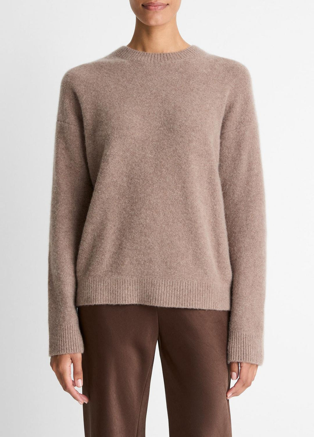 Plush Cashmere Crew Neck Sweater in Crew Neck | VINCE Women