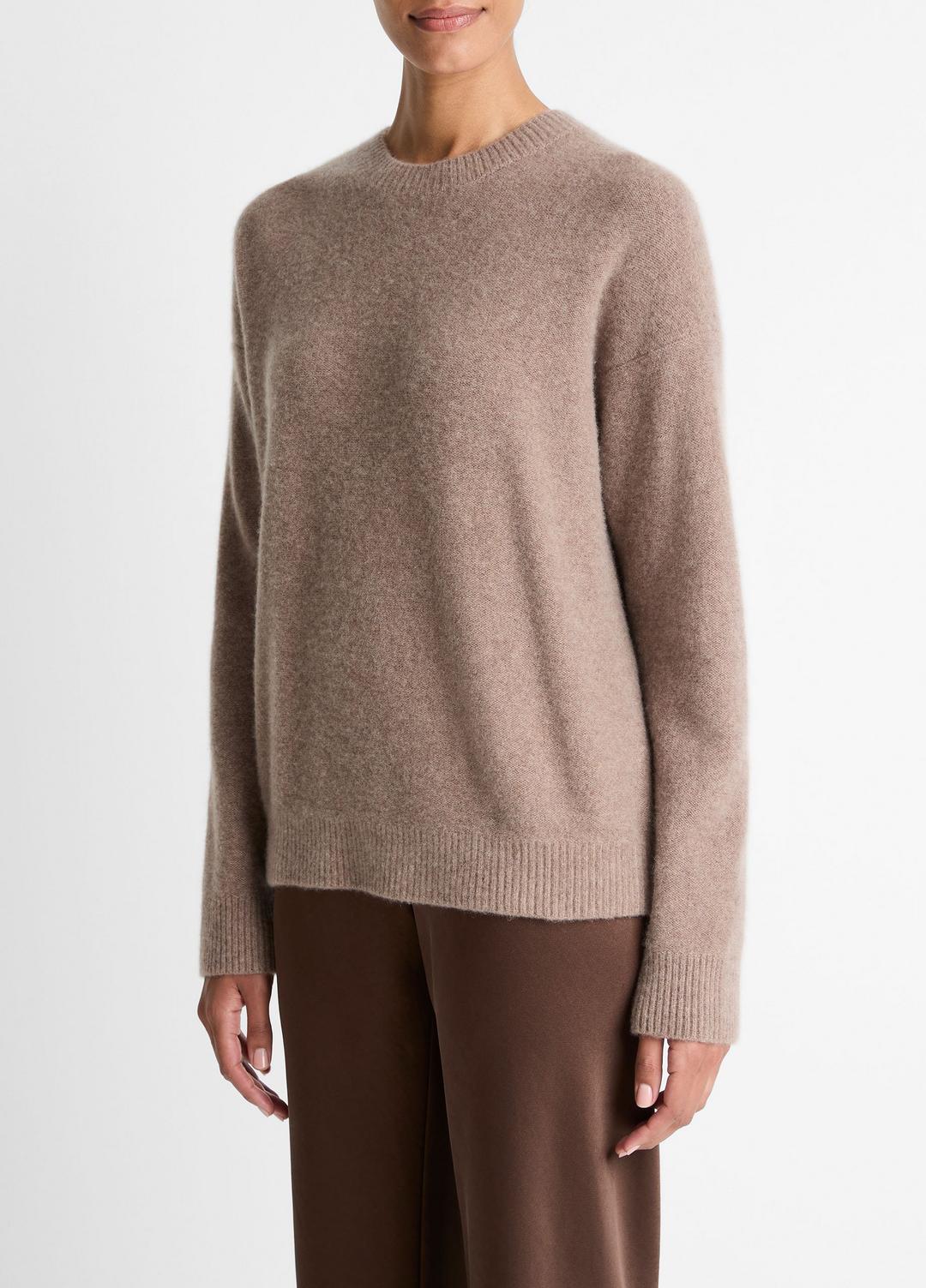 Plush Cashmere Crew Neck Sweater in Crew Neck | VINCE Women
