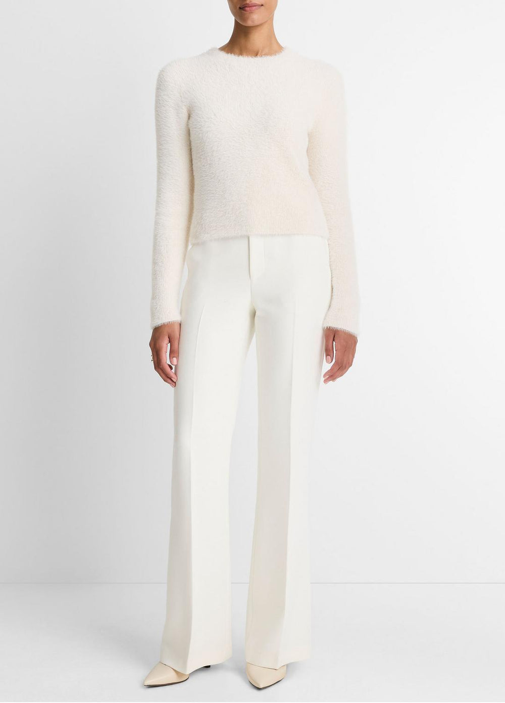 Eyelash Crew Neck Sweater in Crew Neck | VINCE Women