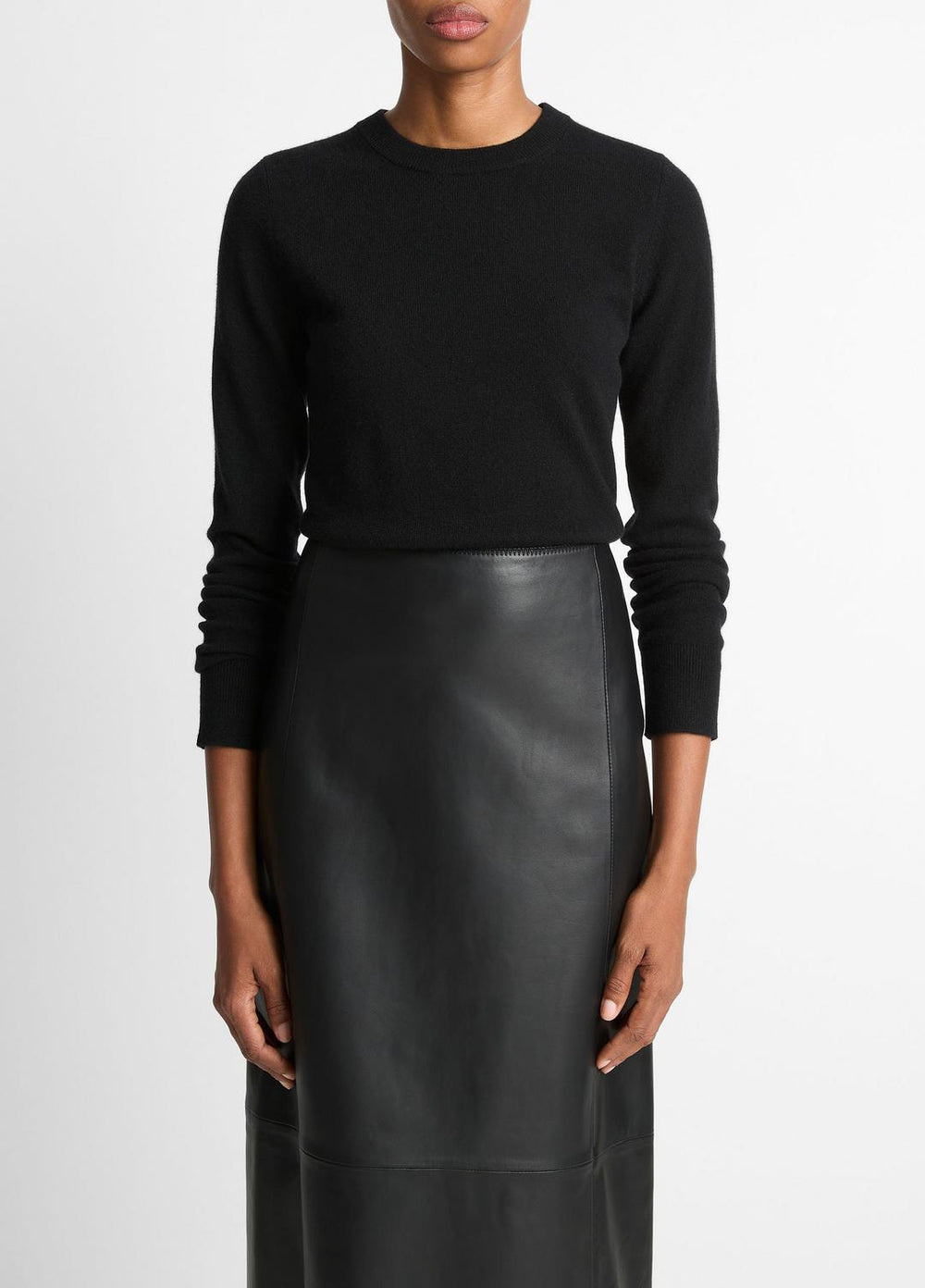 Cashmere Crew Neck Sweater in Crew Neck | VINCE Women