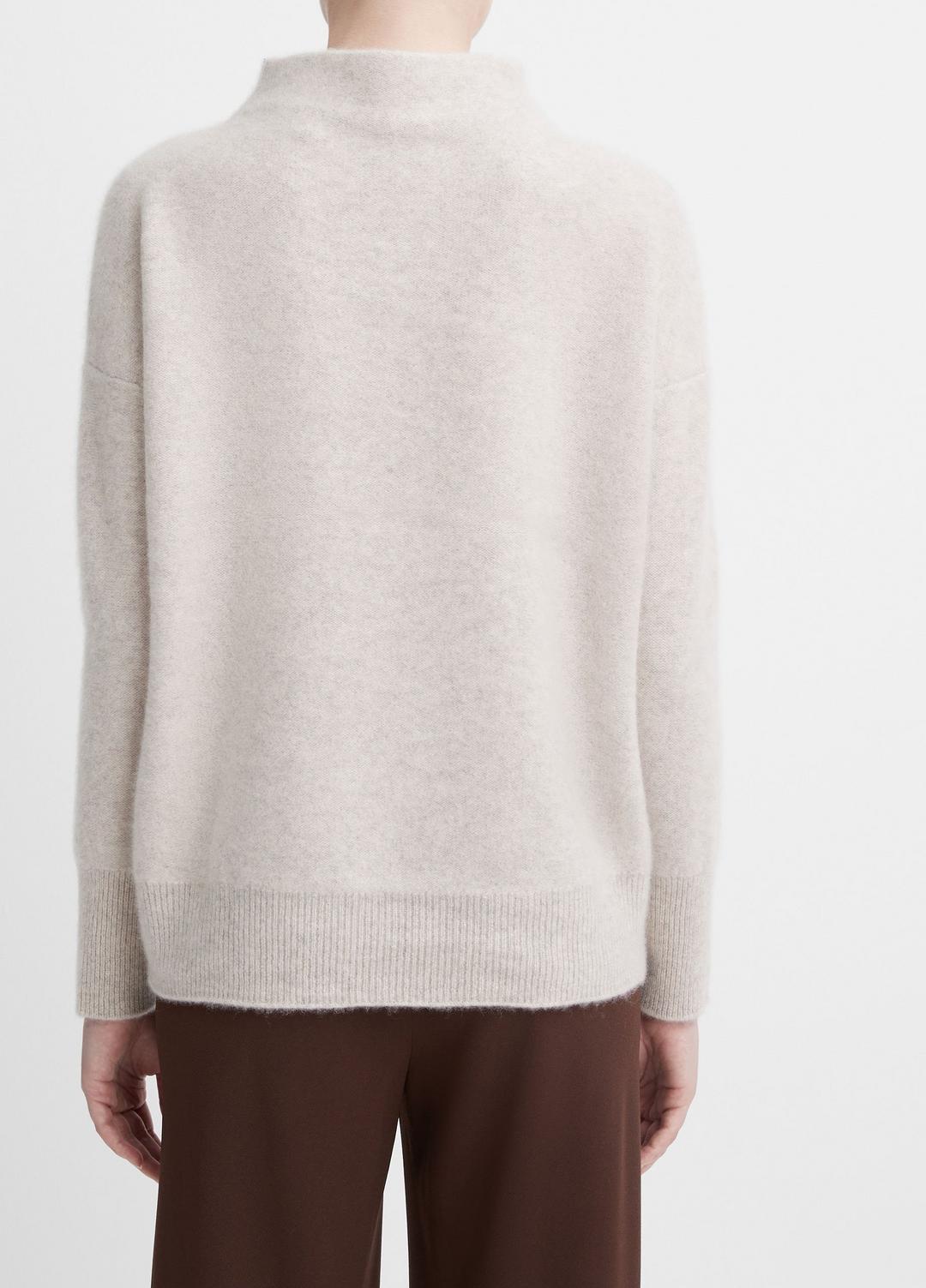 Plush Cashmere Funnel-Neck Sweater in Turtleneck | VINCE Women