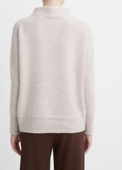 Plush Cashmere Funnel-Neck Sweater in Turtleneck | VINCE Women