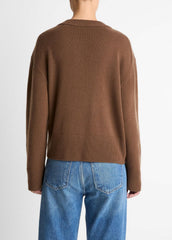 Wool-Cashmere V-Neck Sweater in V-Neck | VINCE Women