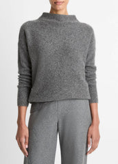 Donegal Cashmere Funnel-Neck Sweater in Turtleneck | VINCE Women