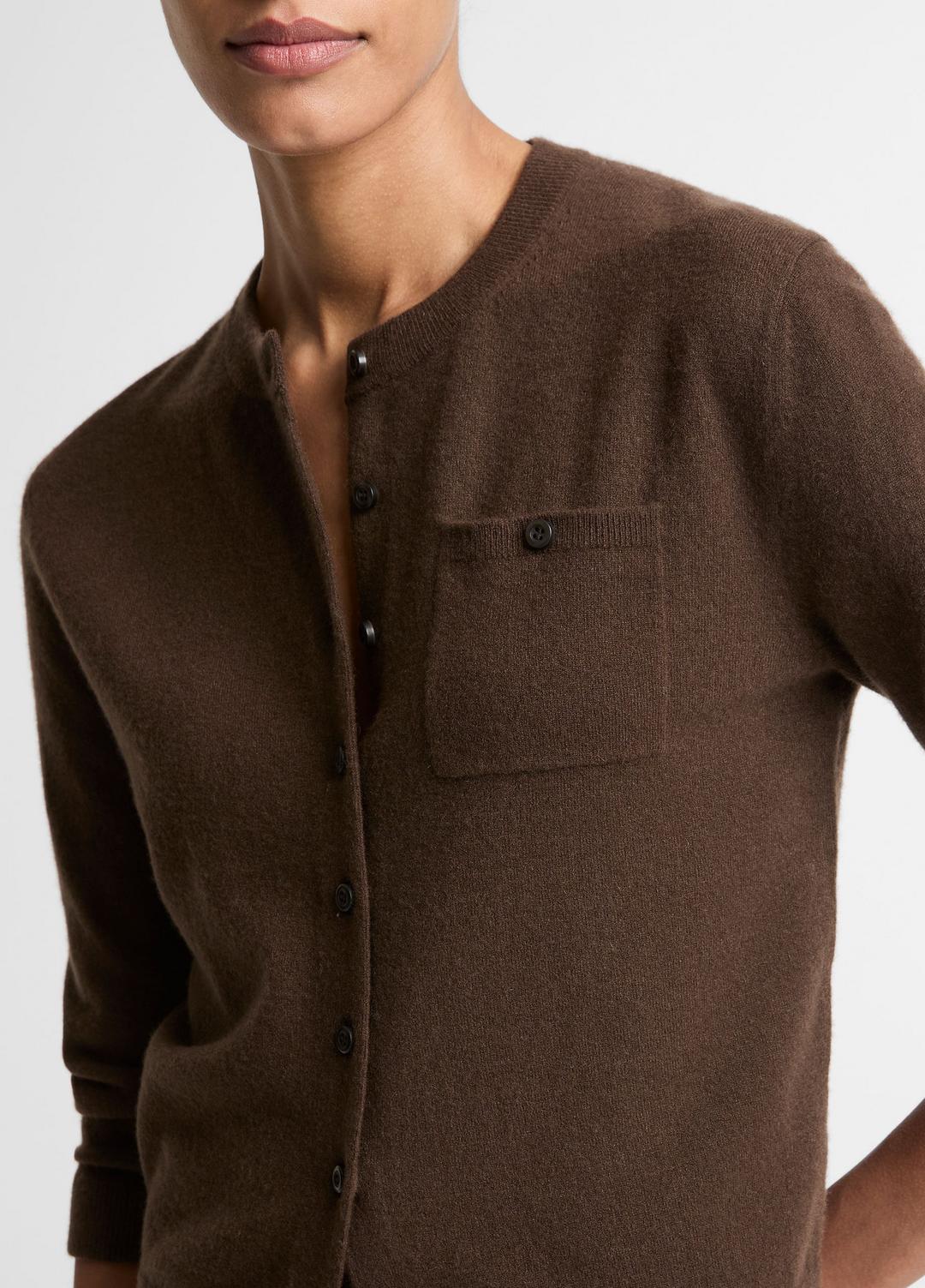 Wool & Cashmere-Blend Pocket Cardigan in Cardigans | VINCE Women