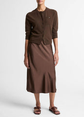 Wool & Cashmere-Blend Pocket Cardigan in Cardigans | VINCE Women