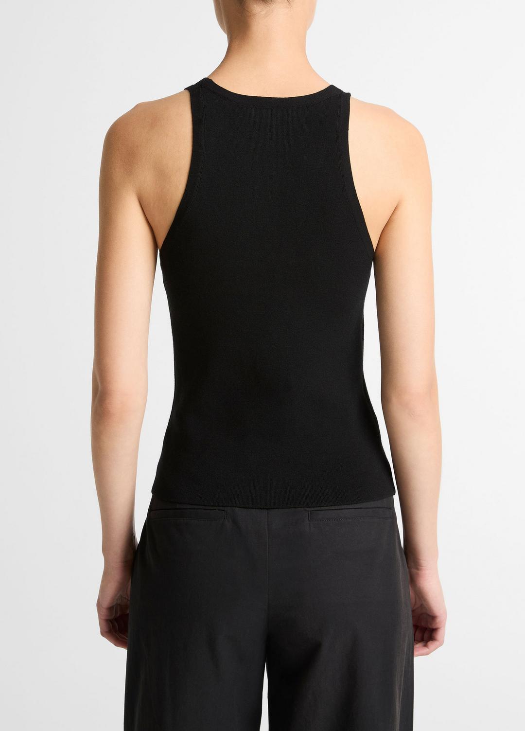 Milano-Stitch Scoop-Neck Sweater Tank in Tank Tops | VINCE Women