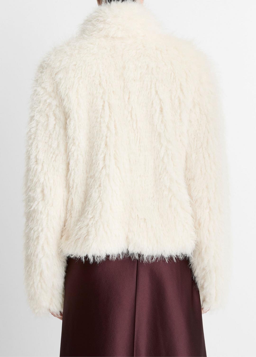 Shaggy Faux-Fur Jacket in Jackets | VINCE Women