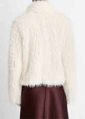 Shaggy Faux-Fur Jacket in Jackets | VINCE Women