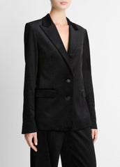 Italian Velvet Blazer in Blazers | VINCE Women