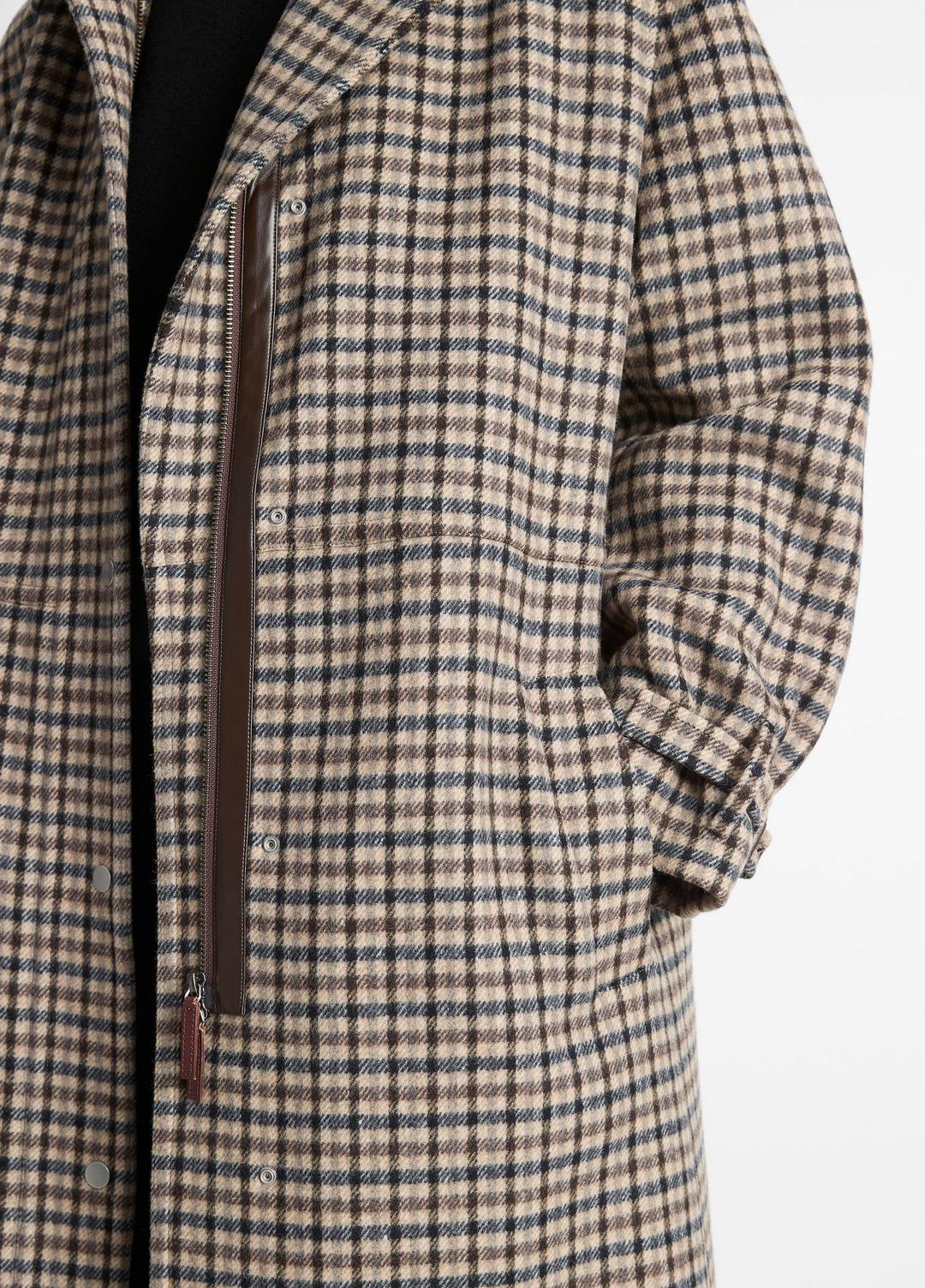 Plaid Car Coat in Coats | VINCE Women