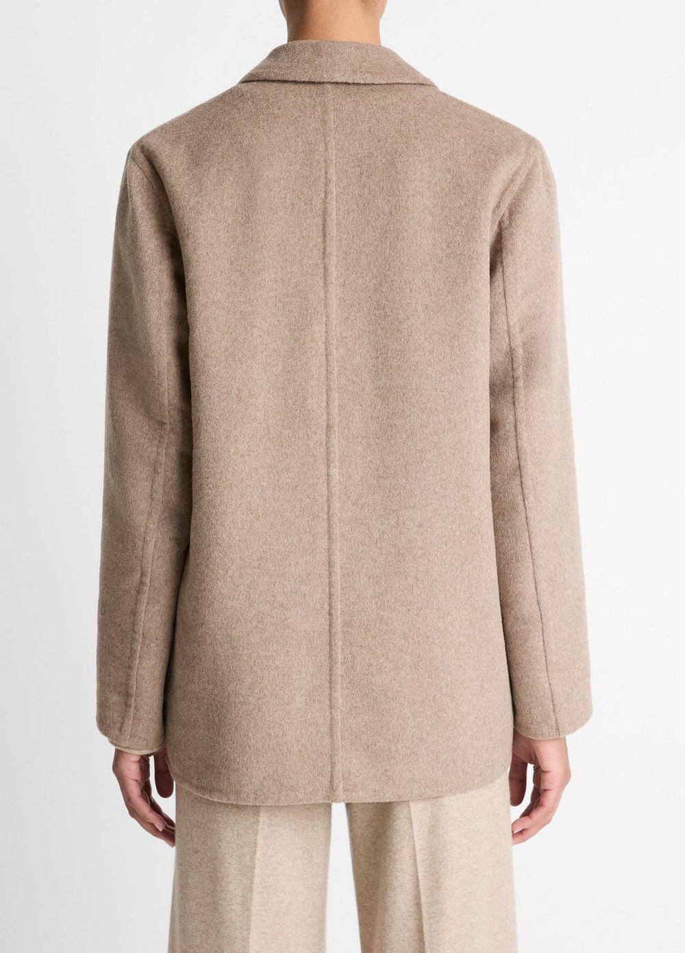 Double-Face Wool & Cashmere-Blend Blazer in Blazers | VINCE Women