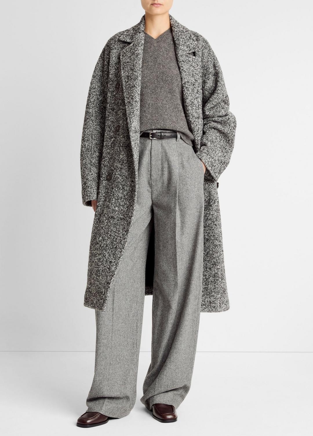 Italian Wool-Blend Overcoat in Coats | VINCE Women