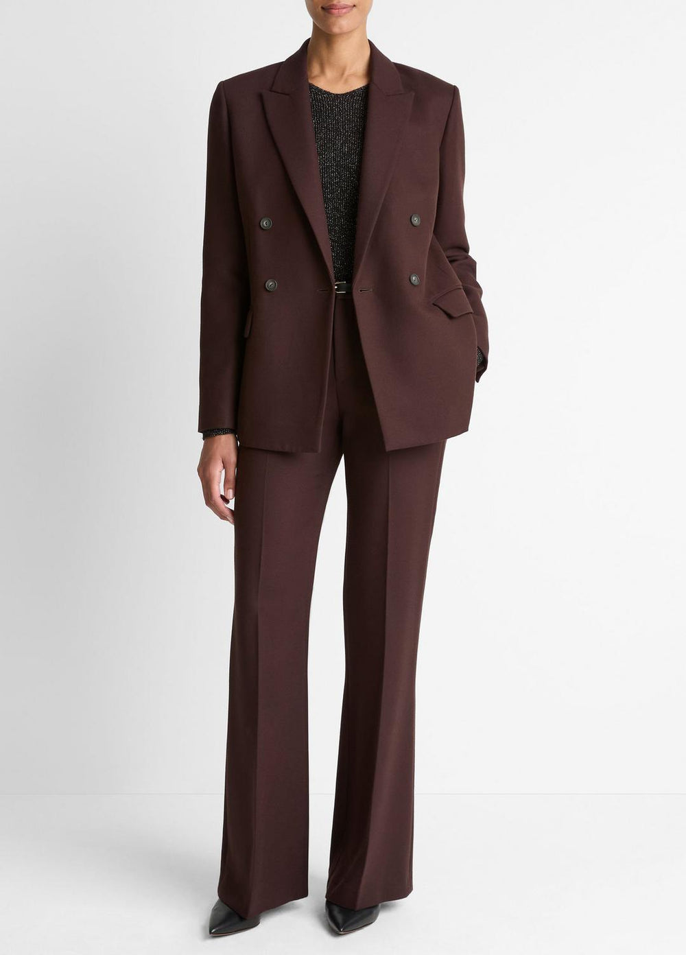 Sculptural Tailored Blazer in Blazers | VINCE Women