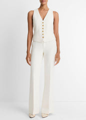 Sculptural Fitted Vest in Vests | VINCE Women