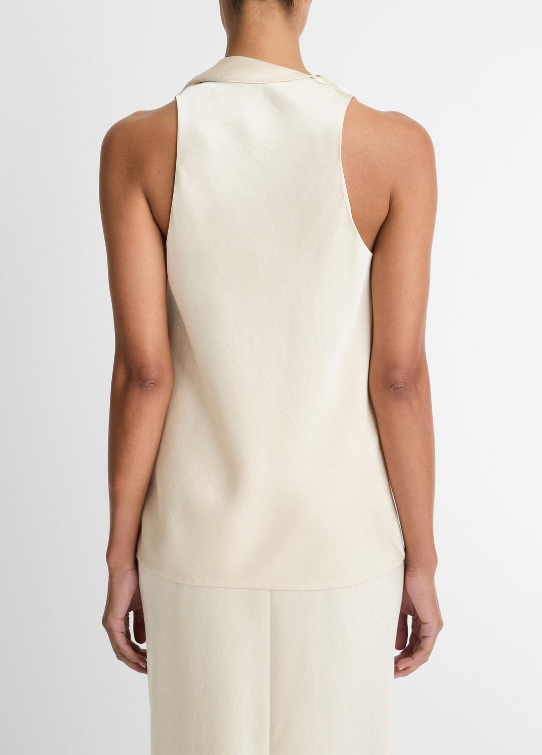Satin Scarf Top in Tank Tops | VINCE Women