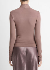 Fixed Wrap Long-Sleeve Top in Long Sleeve | VINCE Women
