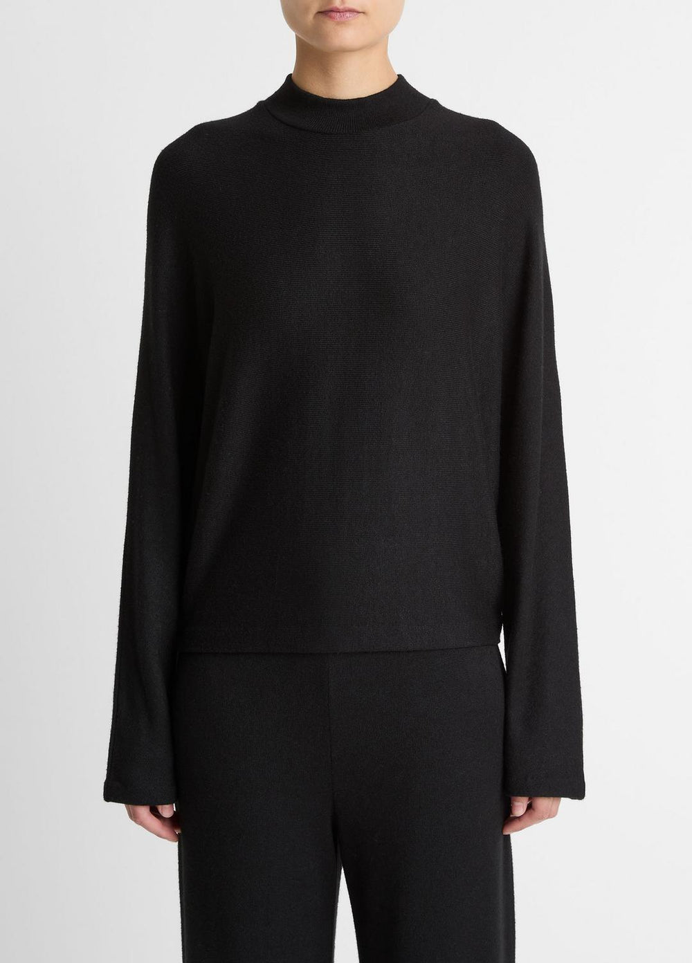 Cozy Dolman-Sleeve Mock-Neck Top in Long Sleeve | VINCE Women