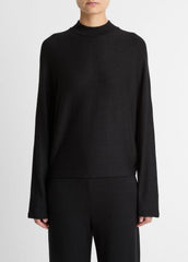 Cozy Dolman-Sleeve Mock-Neck Top in Long Sleeve | VINCE Women
