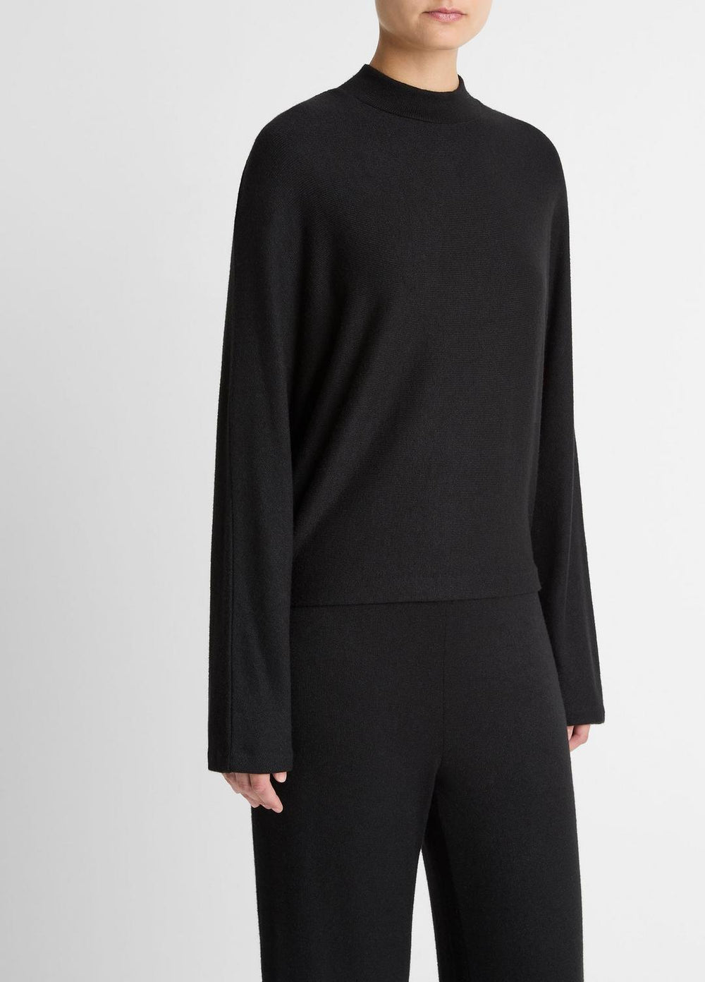 Cozy Dolman-Sleeve Mock-Neck Top in Long Sleeve | VINCE Women