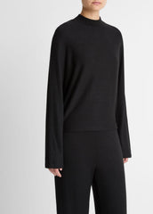 Cozy Dolman-Sleeve Mock-Neck Top in Long Sleeve | VINCE Women