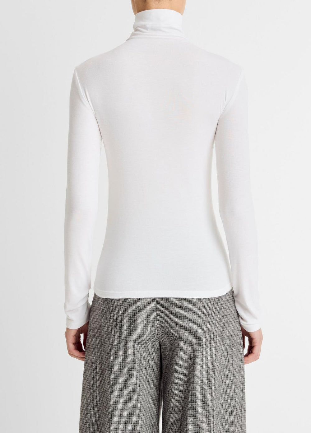 Essential Long-Sleeve Turtleneck Top in Long Sleeve | VINCE Women