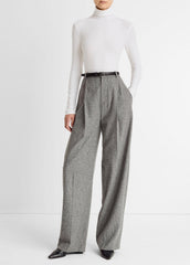 Essential Long-Sleeve Turtleneck Top in Long Sleeve | VINCE Women