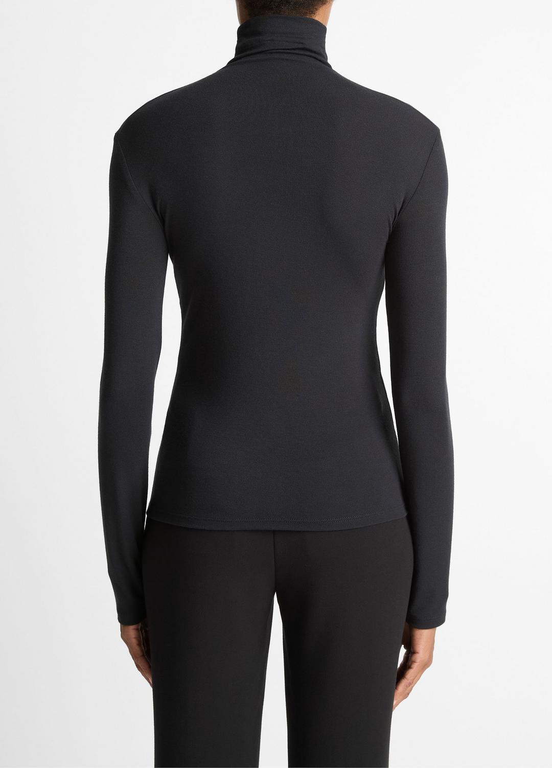 Essential Long-Sleeve Turtleneck Top in Long Sleeve | VINCE Women