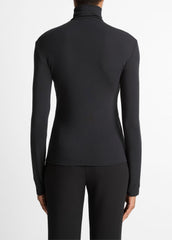 Essential Long-Sleeve Turtleneck Top in Long Sleeve | VINCE Women