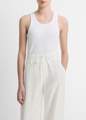 Ribbed Scoop-Neck Tank in Tank Tops | VINCE Women