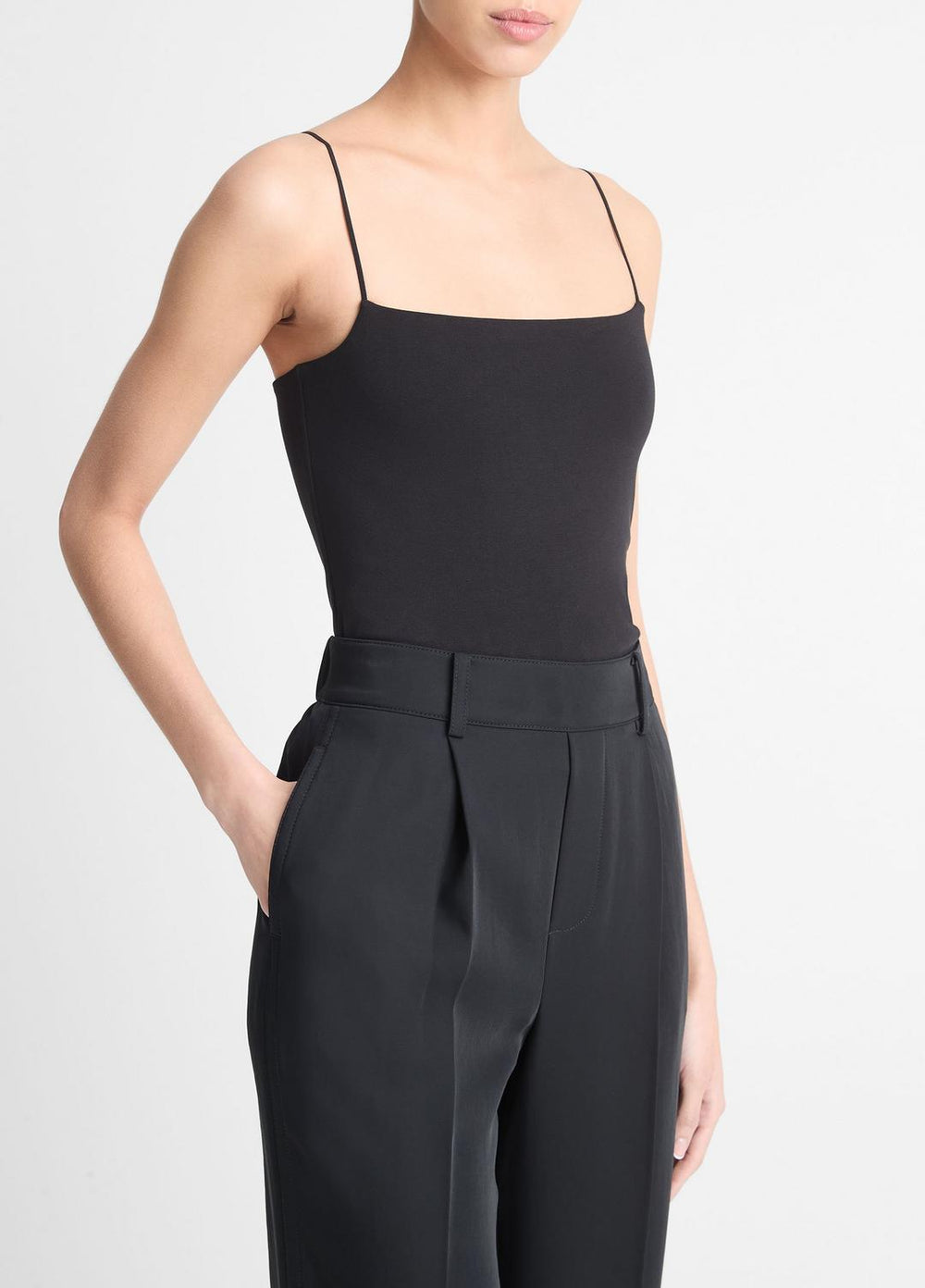Pima Cotton Camisole in Tank Tops | VINCE Women