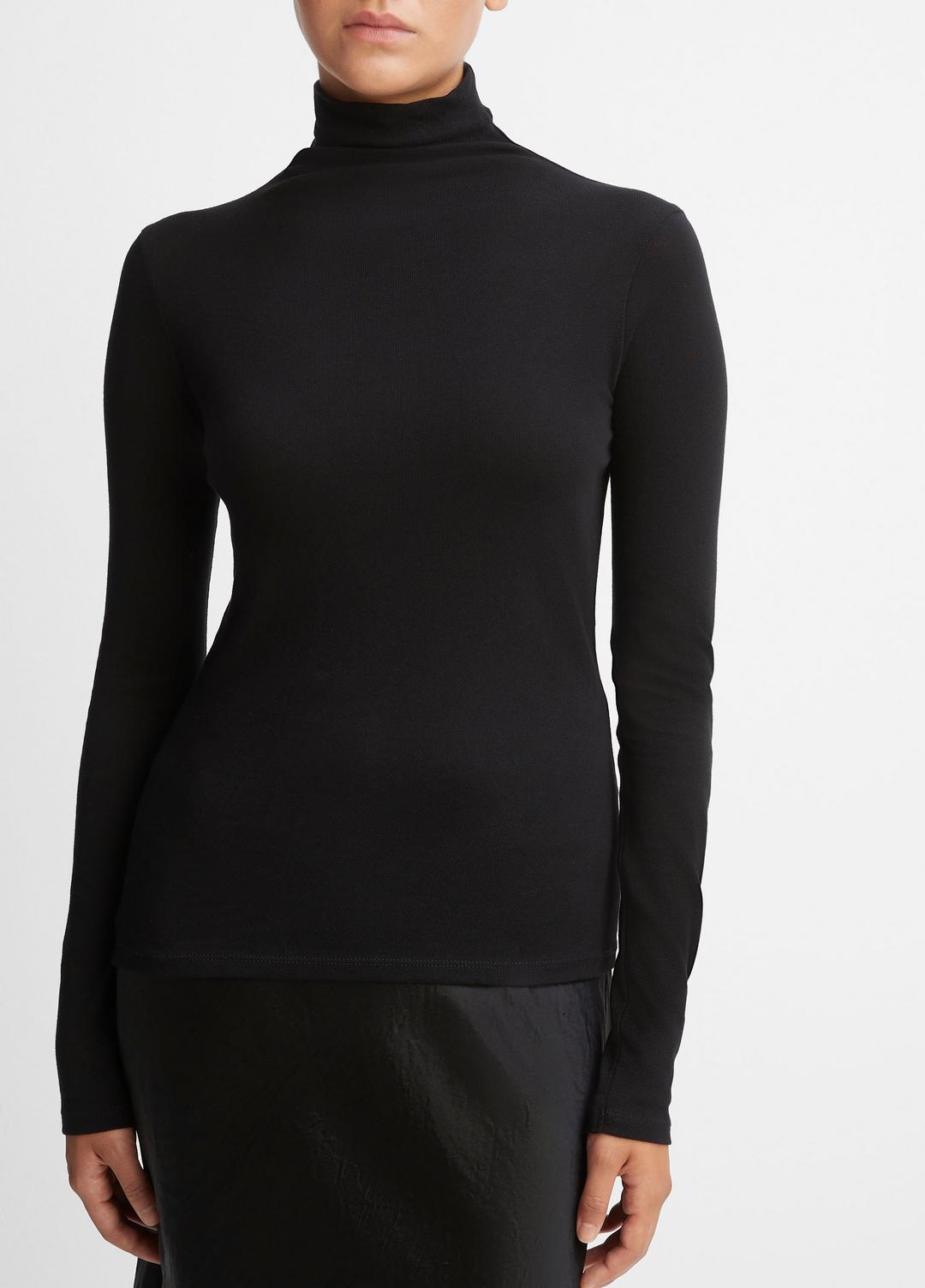 Essential Long Sleeve Turtleneck in Long Sleeve | VINCE Women