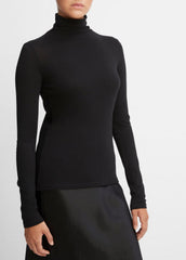 Essential Long Sleeve Turtleneck in Long Sleeve | VINCE Women